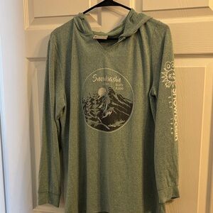 Graphic Green Hoodie